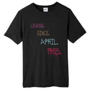 Legend Since April 1985 Birthday Gamers Gift Tall Fusion ChromaSoft Performance T-Shirt