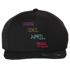 Legend Since April 1985 Birthday Gamers Gift Wool Snapback Cap