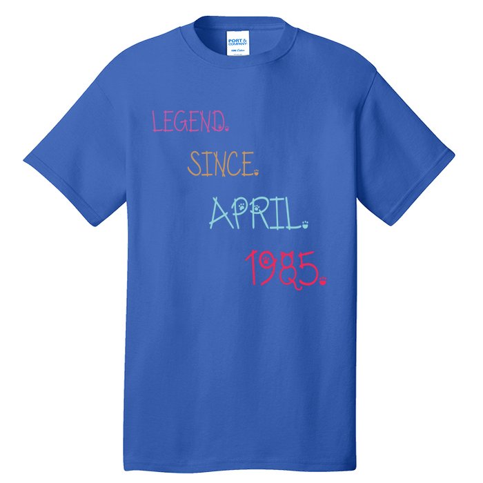 Legend Since April 1985 Birthday Gamers Gift Tall T-Shirt