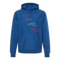 Legend Since April 1985 Birthday Gamers Gift Premium Hoodie