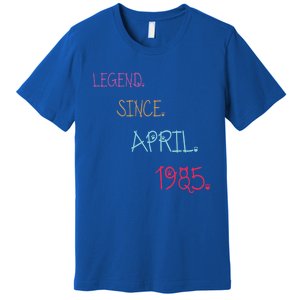 Legend Since April 1985 Birthday Gamers Gift Premium T-Shirt