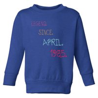 Legend Since April 1985 Birthday Gamers Gift Toddler Sweatshirt