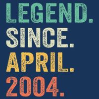 Legend Since April 2004 20th Birthday Gifts Boy 20 Years Old 7 Panel Mesh Trucker Snapback Hat