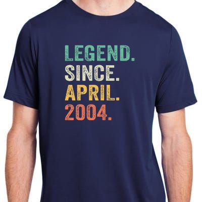 Legend Since April 2004 20th Birthday Gifts Boy 20 Years Old Adult ChromaSoft Performance T-Shirt