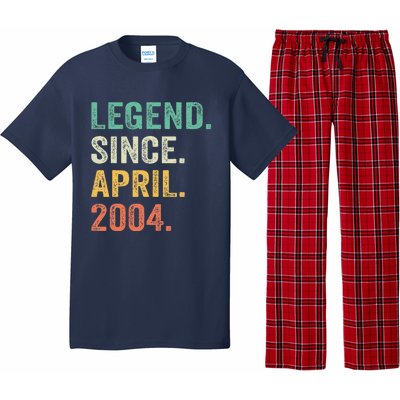 Legend Since April 2004 20th Birthday Gifts Boy 20 Years Old Pajama Set