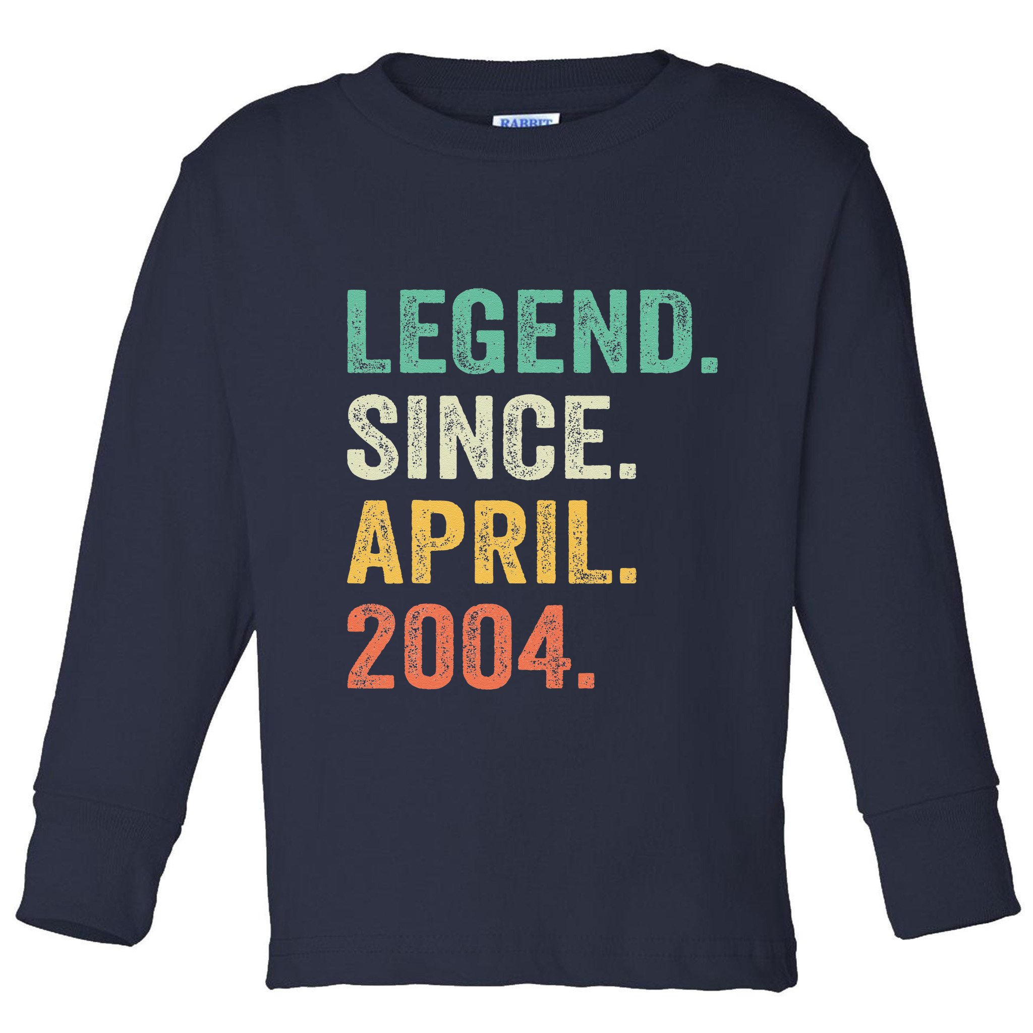 Legend Since April 2004 20th Birthday Gifts Boy 20 Years Old Toddler Long Sleeve Shirt