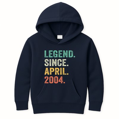 Legend Since April 2004 20th Birthday Gifts Boy 20 Years Old Kids Hoodie