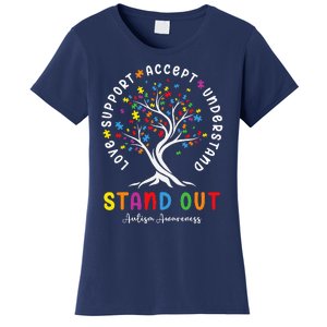 Love Support Accept Understand Autism Awareness Autistic Women's T-Shirt