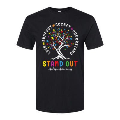 Love Support Accept Understand Autism Awareness Autistic Softstyle® CVC T-Shirt