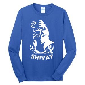 Lord Shiva Aesthetic Design Om Namah Shivay Art Gift Tall Long Sleeve T-Shirt