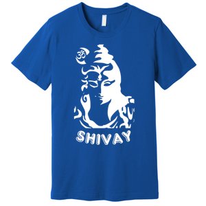 Lord Shiva Aesthetic Design Om Namah Shivay Art Gift Premium T-Shirt