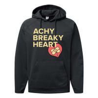 Lyriclyfe Sweatshirt Achy Breaky Heart Performance Fleece Hoodie