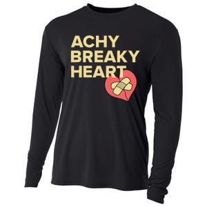 Lyriclyfe Sweatshirt Achy Breaky Heart Cooling Performance Long Sleeve Crew