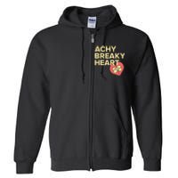 Lyriclyfe Sweatshirt Achy Breaky Heart Full Zip Hoodie