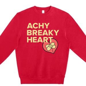 Lyriclyfe Sweatshirt Achy Breaky Heart Premium Crewneck Sweatshirt