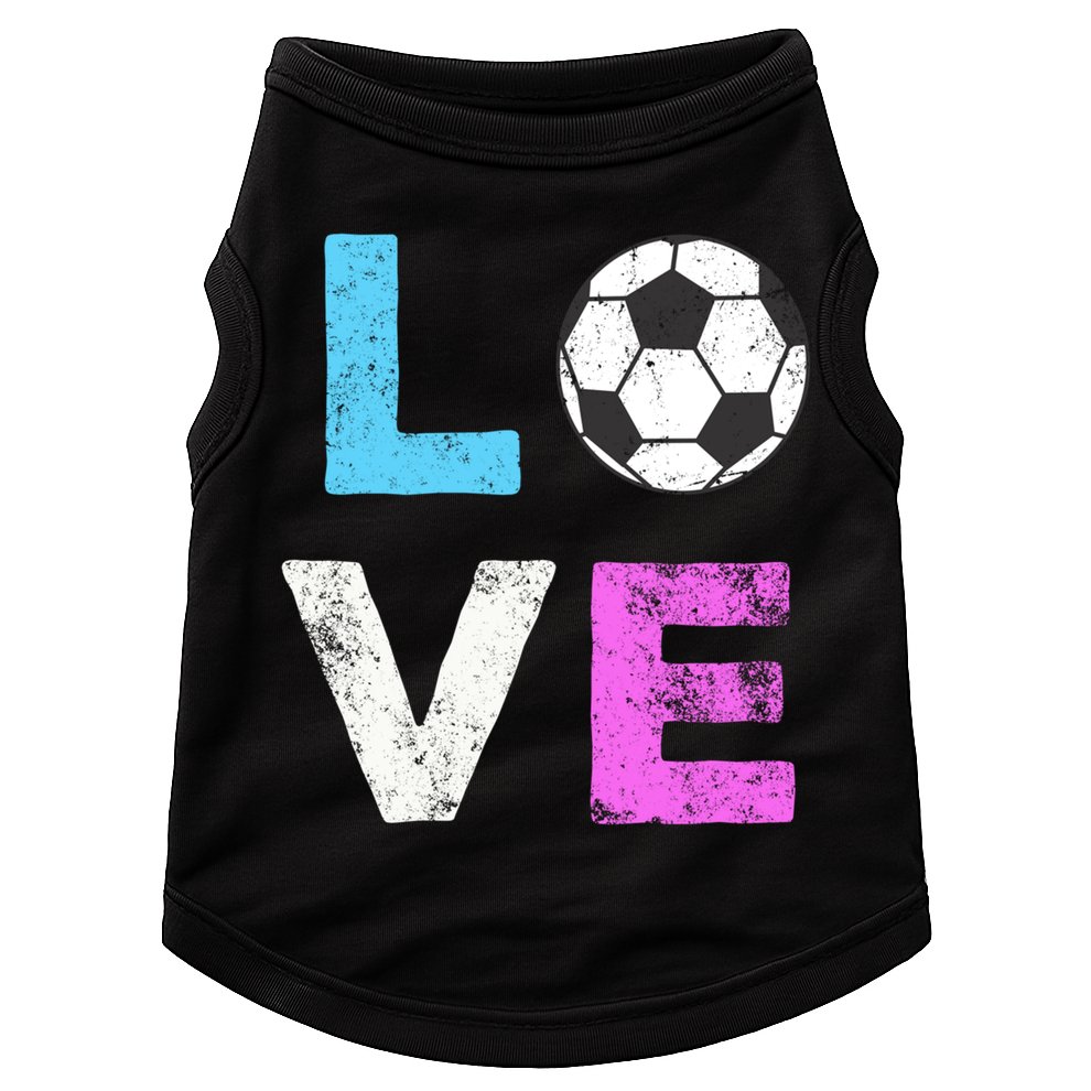 Love Soccer American Team Fan Gift Doggie Tank