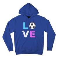 Love Soccer American Team Fan Gift Hoodie