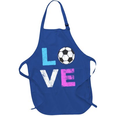 Love Soccer American Team Fan Gift Apron