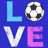 Love Soccer American Team Fan Gift Tall T-Shirt