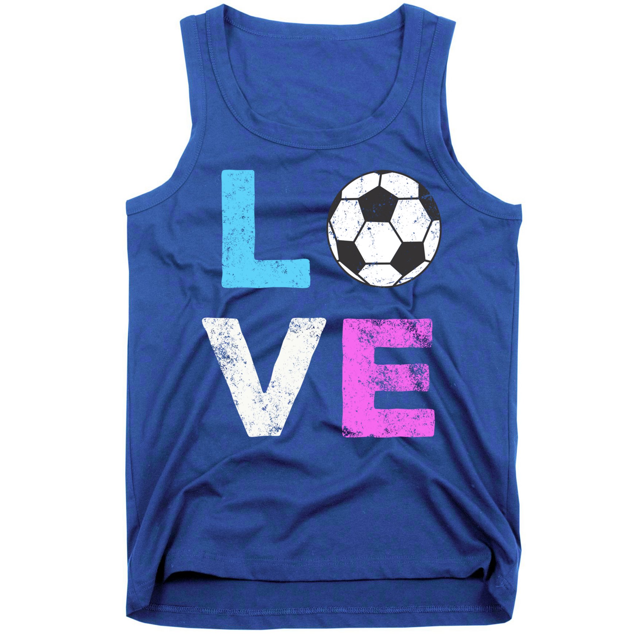 Love Soccer American Team Fan Gift Tank Top