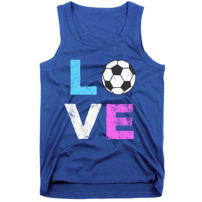 Love Soccer American Team Fan Gift Tank Top