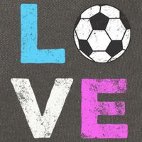 Love Soccer American Team Fan Gift Cotton Canvas Backpack