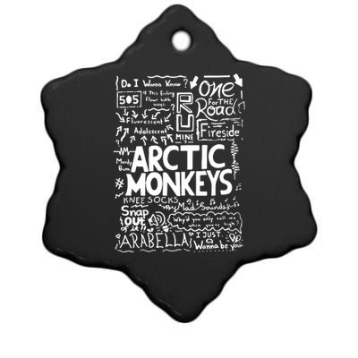 List Songs Arctic Monkeys Ceramic Star Ornament