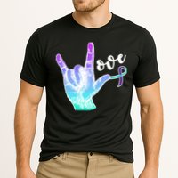 Love Suicide Awareness Sign Language Cooling Performance Crew T-Shirt