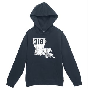 Louisiana State Area Code 318 New Orleans Mardi Gras Urban Pullover Hoodie