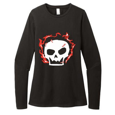 Lonely Stars A Skull Womens CVC Long Sleeve Shirt