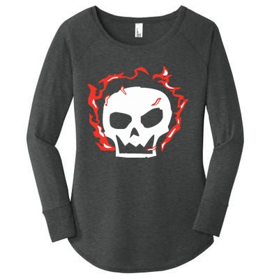 Lonely Stars A Skull Women's Perfect Tri Tunic Long Sleeve Shirt