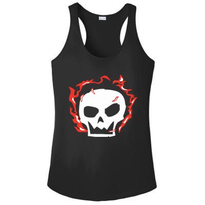 Lonely Stars A Skull Ladies PosiCharge Competitor Racerback Tank