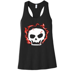 Lonely Stars A Skull Women's Racerback Tank