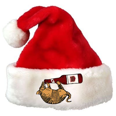 Lone Star Beer Armadillo Texas Premium Christmas Santa Hat