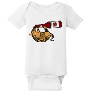 Lone Star Beer Armadillo Texas Baby Bodysuit