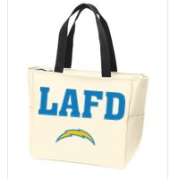 Lafd Style Blue Zip Tote Bag