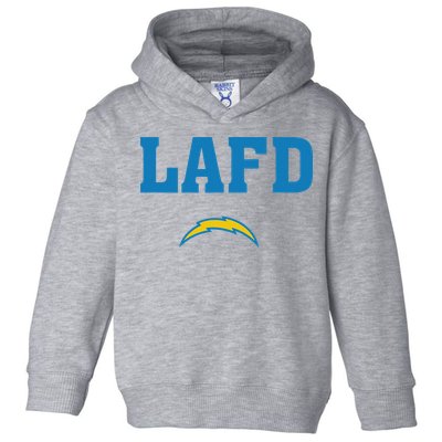 Lafd Style Blue Toddler Hoodie