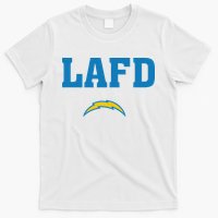 Lafd Style Blue T-Shirt