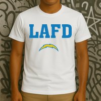 Lafd Style Blue T-Shirt