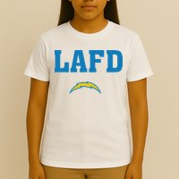 Lafd Style Blue T-Shirt