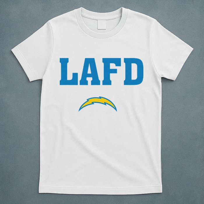 Lafd Style Blue T-Shirt