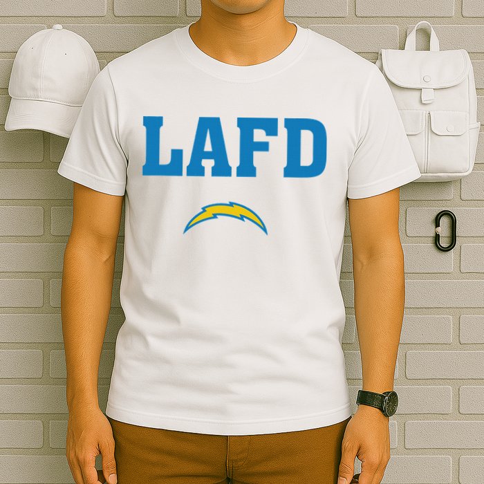 Lafd Style Blue T-Shirt