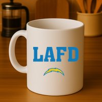Lafd Style Blue Mug