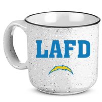 Lafd Style Blue 15oz Campfire Ceramic Mug