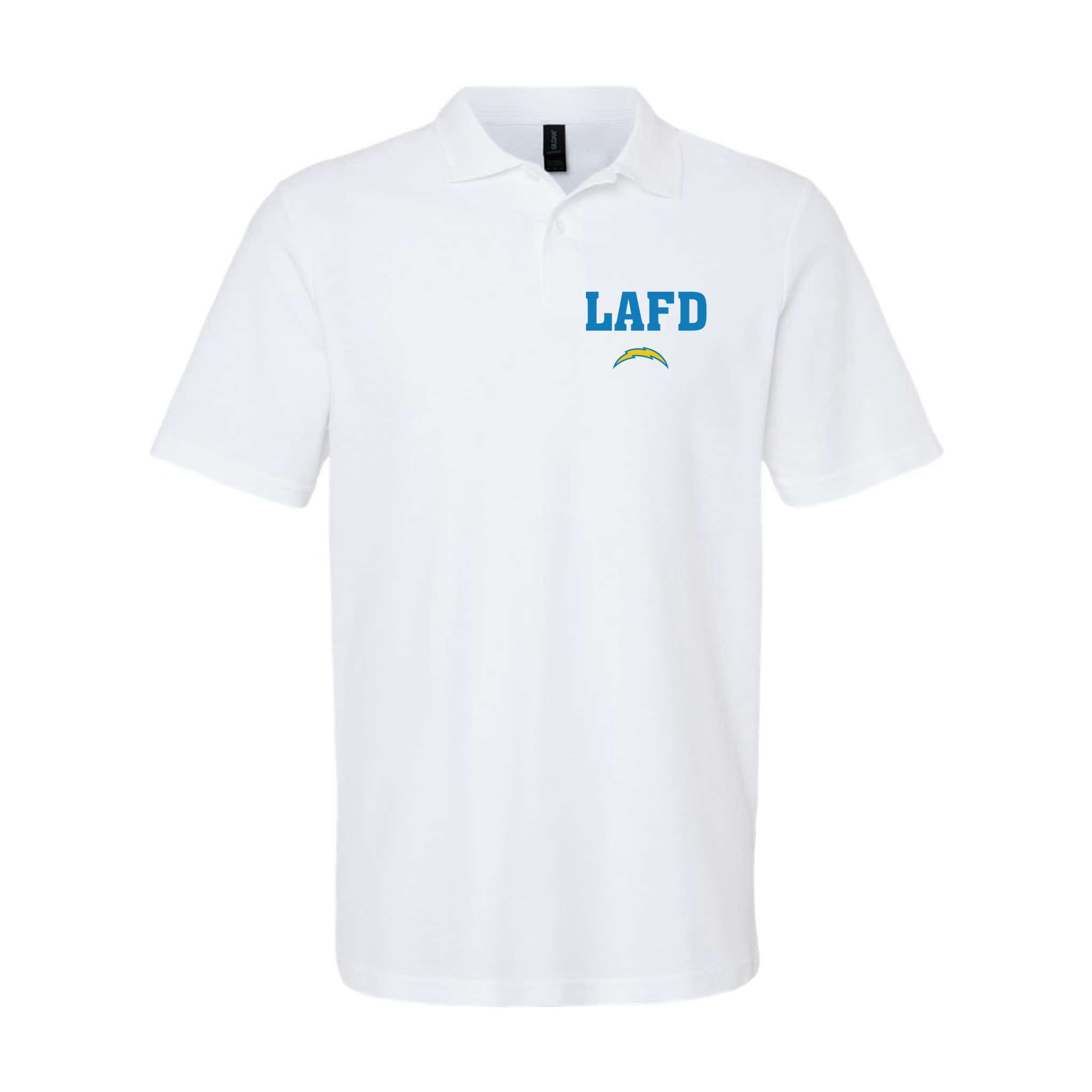 Lafd Style Blue Polo