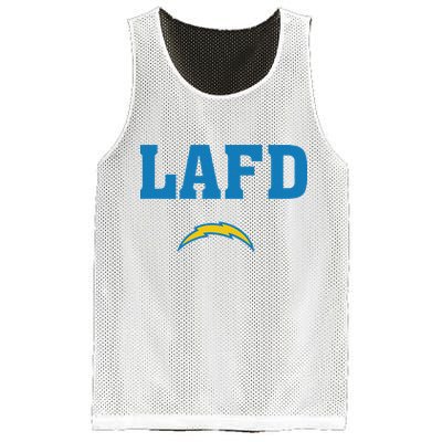 Lafd Style Blue Mesh Reversible Basketball Jersey Tank
