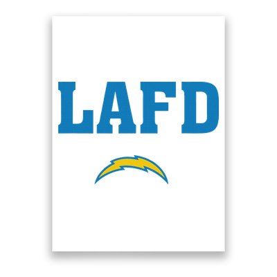 Lafd Style Blue Poster