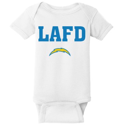 Lafd Style Blue Baby Bodysuit