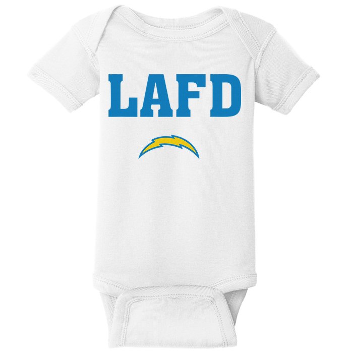 Lafd Style Blue Baby Bodysuit