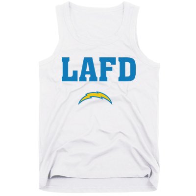 Lafd Style Blue Tank Top